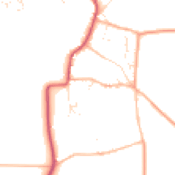 Daytime road noise heatmap for OX7 6DY