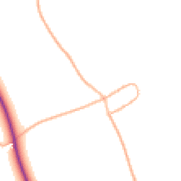 Daytime road noise heatmap for OX7 6HN
