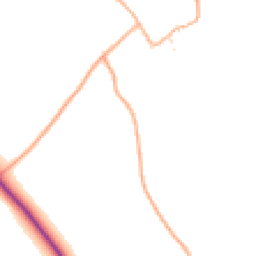 Daytime road noise heatmap for OX7 6JE