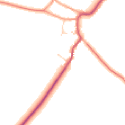 Daytime road noise heatmap for OX7 6NX