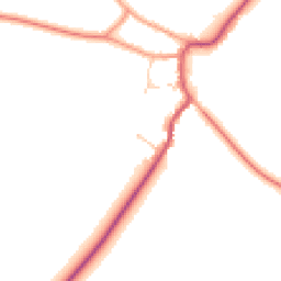 Daytime road noise heatmap for OX7 6QS