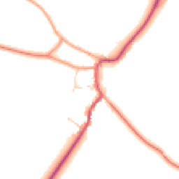 Daytime road noise heatmap for OX7 6QT