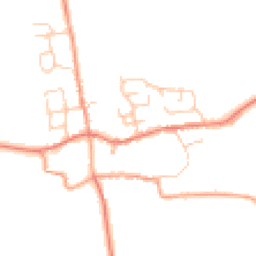 Daytime road noise heatmap for OX7 7DY