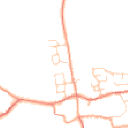 Daytime road noise heatmap for OX7 7HB