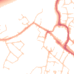 Daytime road noise heatmap for OX9 2AB
