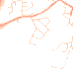 Daytime road noise heatmap for OX9 2AX