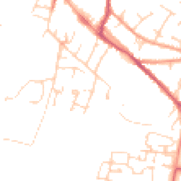 Daytime road noise heatmap for OX9 2DR