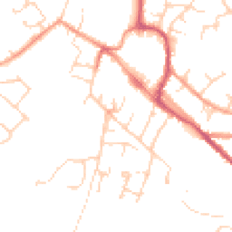 Daytime road noise heatmap for OX9 2ED