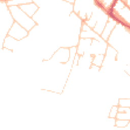 Daytime road noise heatmap for OX9 2EJ