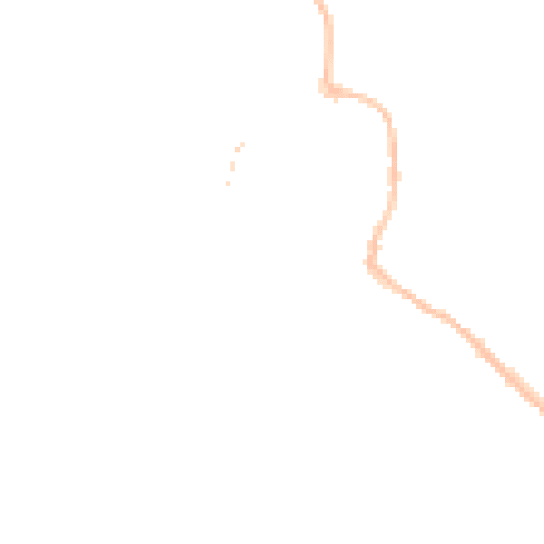 Night-time road noise heatmap for OX9 2ER