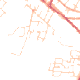 Daytime road noise heatmap for OX9 2FL
