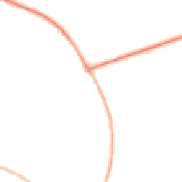 Night-time road noise heatmap for OX9 3LE