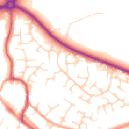 Daytime road noise heatmap for OX9 3TQ
