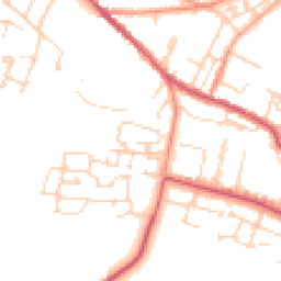 Daytime road noise heatmap for OX9 3ZH