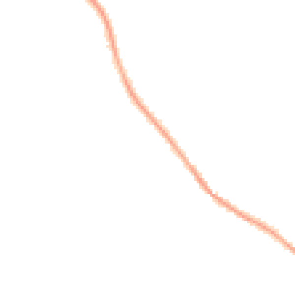 Night-time road noise heatmap for PE11 4FA