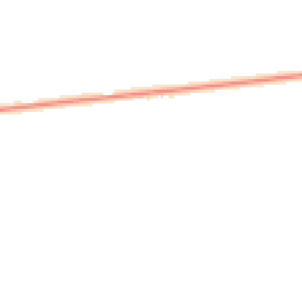 Night-time road noise heatmap for PE11 4JY