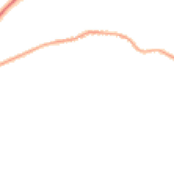 Night-time road noise heatmap for PE11 4TT