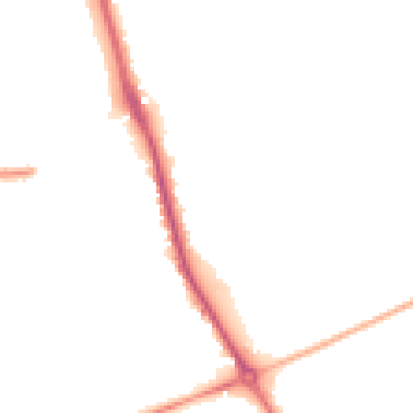 Night-time road noise heatmap for PE14 0DY