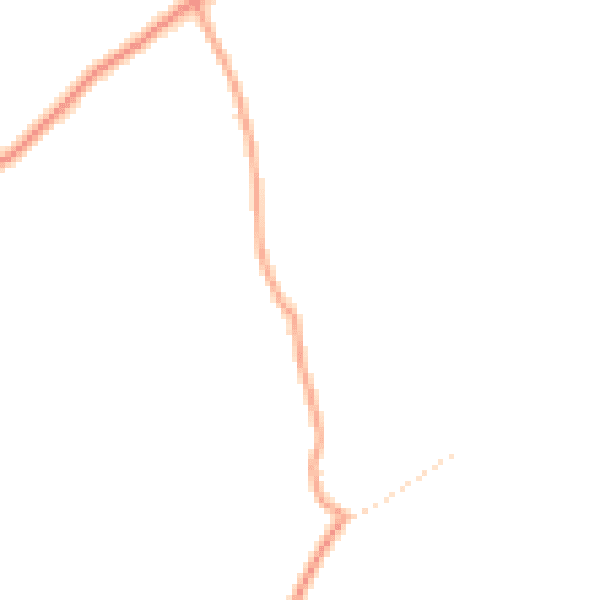 Daytime road noise heatmap for PE14 7LS