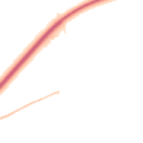 Night-time road noise heatmap for PE14 7QJ