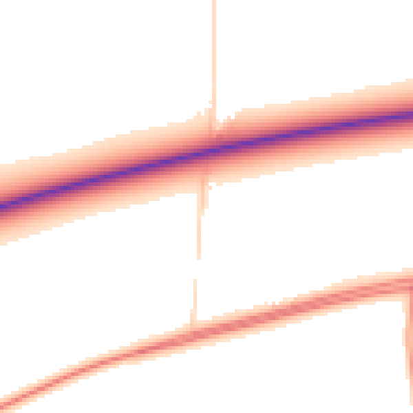 Daytime road noise heatmap for PE14 7QT