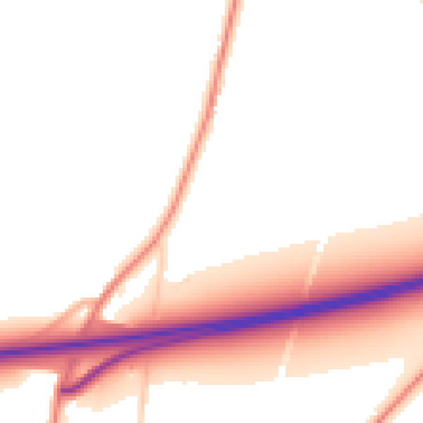 Daytime road noise heatmap for PE14 7RY