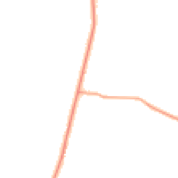 Daytime road noise heatmap for PE14 7SB
