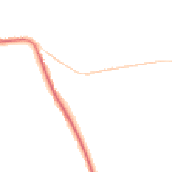 Night-time road noise heatmap for PE14 8AQ