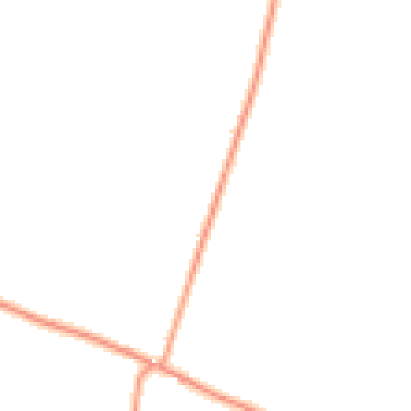 Daytime road noise heatmap for PE14 8DJ
