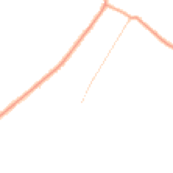 Daytime road noise heatmap for PE14 8JJ