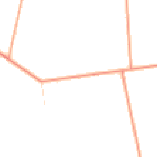 Daytime road noise heatmap for PE14 8JR
