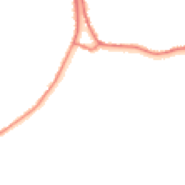 Night-time road noise heatmap for PE14 8RL