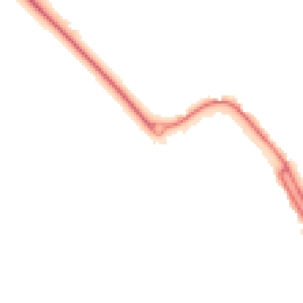Night-time road noise heatmap for PE14 8TH