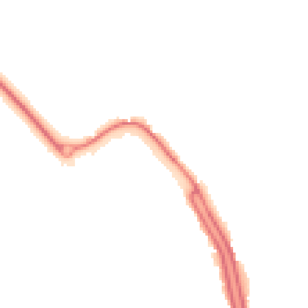 Night-time road noise heatmap for PE14 8TQ