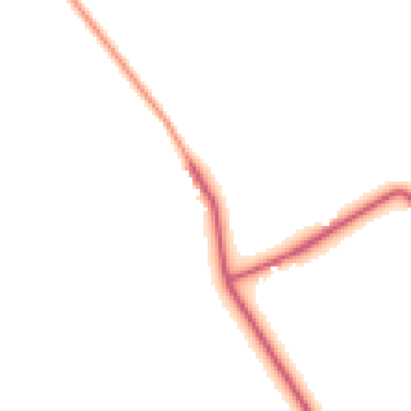 Daytime road noise heatmap for PE14 9PN