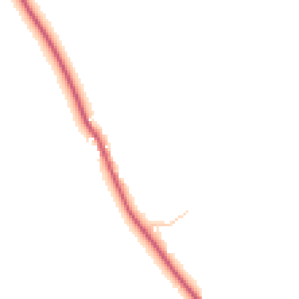 Daytime road noise heatmap for PE14 9QE