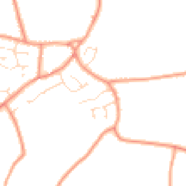 Daytime road noise heatmap for PE22 0HH