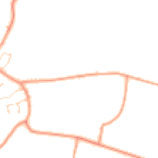 Daytime road noise heatmap for PE22 0HS