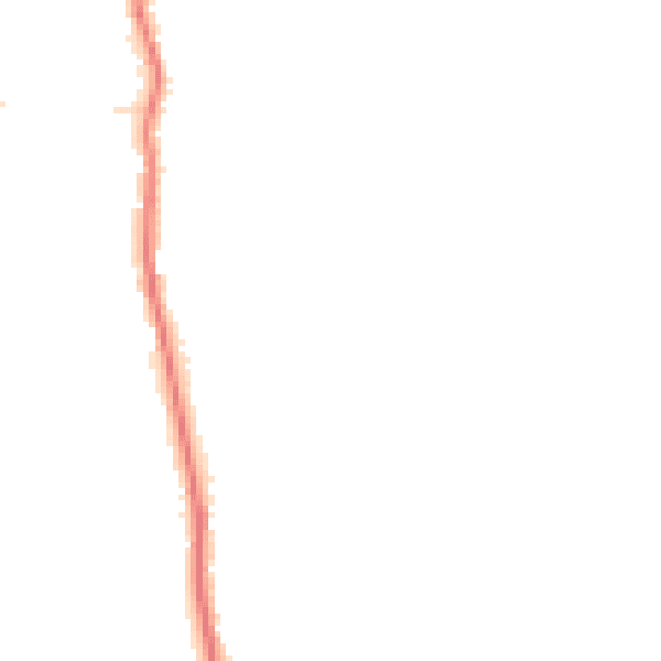Night-time road noise heatmap for PE22 8DG