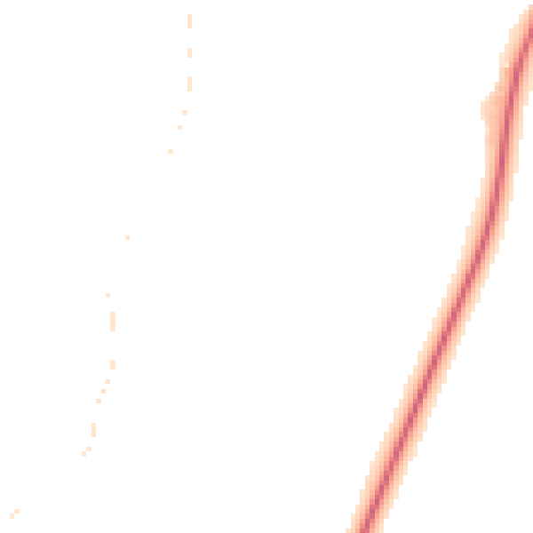 Night-time road noise heatmap for PE24 4AA
