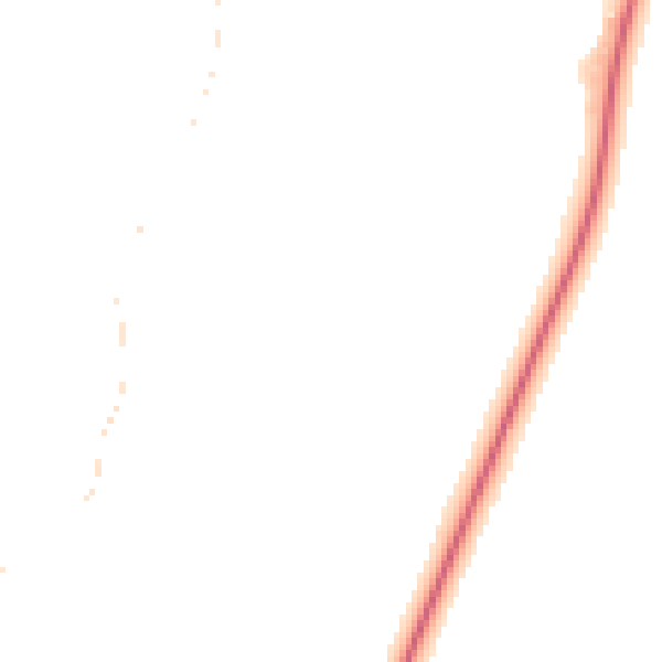 Night-time road noise heatmap for PE24 4AE
