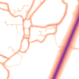 Daytime road noise heatmap for PE24 4DS
