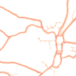 Daytime road noise heatmap for PE24 4FD