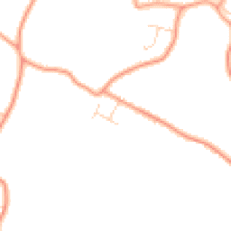 Daytime road noise heatmap for PE24 4HE