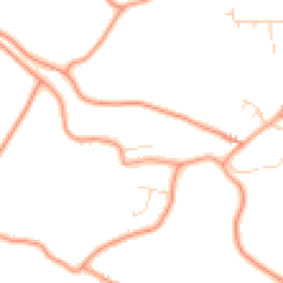 Daytime road noise heatmap for PE24 4JB