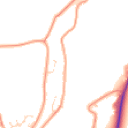 Daytime road noise heatmap for PE24 4PA