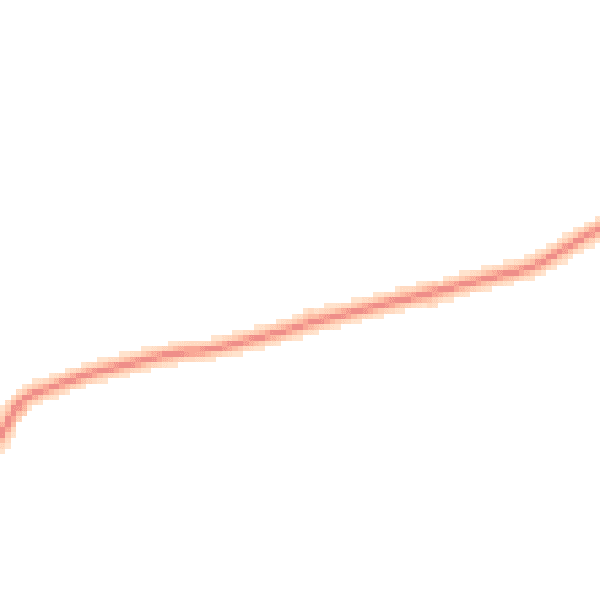 Daytime road noise heatmap for PE24 4TZ