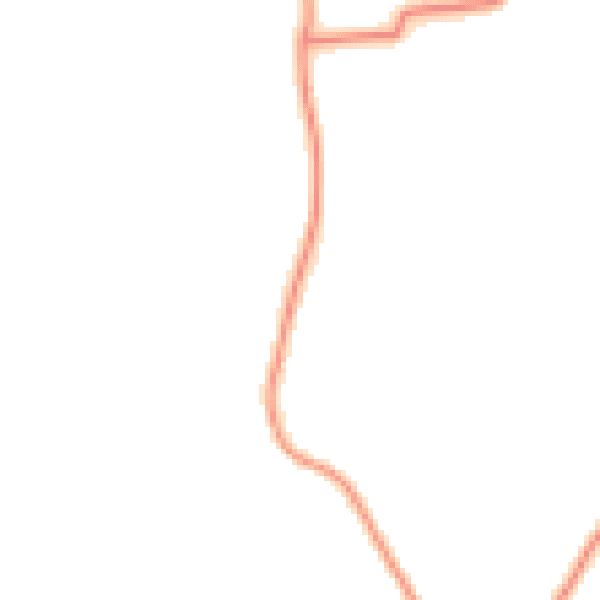 Daytime road noise heatmap for PE24 5AT