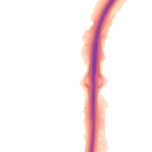 Night-time road noise heatmap for PE3 8DZ