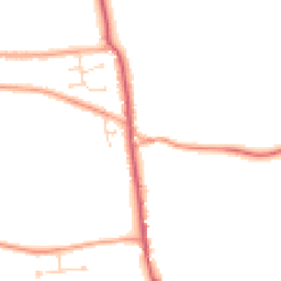 Daytime road noise heatmap for PE32 1BE